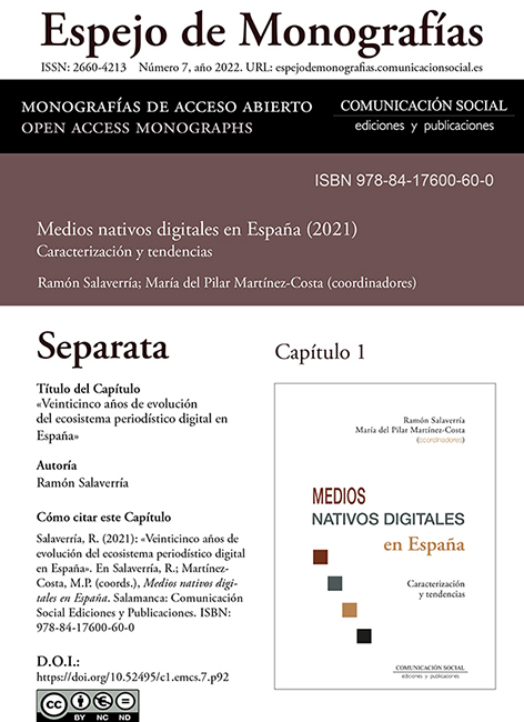 Veinticinco años de evolución del ecosistema periodístico en España